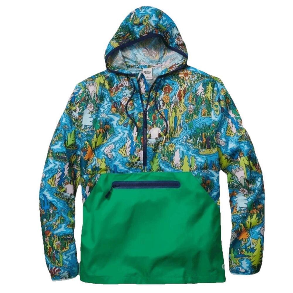 Bonobos Fielder Lightweight Anorak Pullover Jacket Windbreaker Mens S